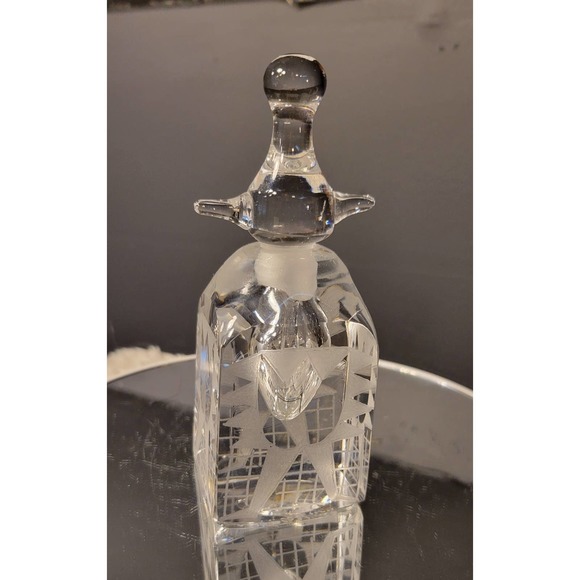 Kosta Boda Signed Numbered Crystal Perfume Bottle - Picture 1 of 6